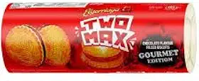 Two Max Biscoito Recheado Elgorriaga, Sabor Chocolate, Edição Gourmet, 400g
