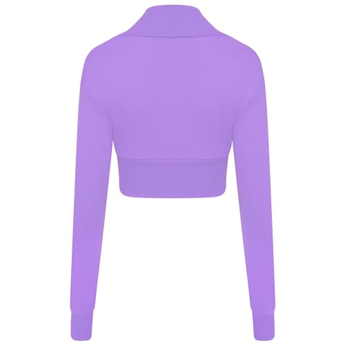 Image of Loxdonz Women Long Sleeve Bolero Shrug Cropped Cardigan Crop Top