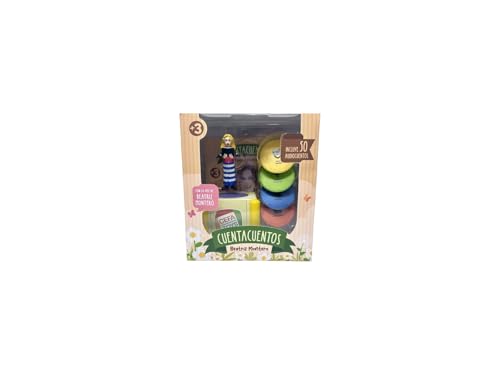 Cefa Toys - Cuentacuentos Narrados por Beatriz Montero, Audio Box con Batería Recargable, Contiene 50 Audiocuentos, Incluye Libro Ilustrado de 25 Páginas y Figura, para Niños a Partir de los 3 Años