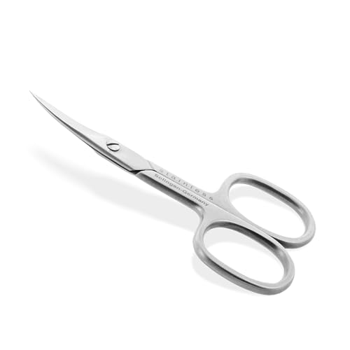 OTTO HERDER Solingen Ciseaux à ongles incurvés - Ciseaux à ongles extra tranchants de 9 cm avec lame incurvée - Micro-dents unilatérales en acier...