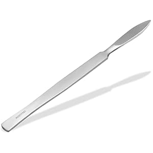 Stompe scalpel eeltschraper crème schraper spatel van roestvrij staal