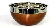Copper Tone Stainless Steel Mixing Bowl
