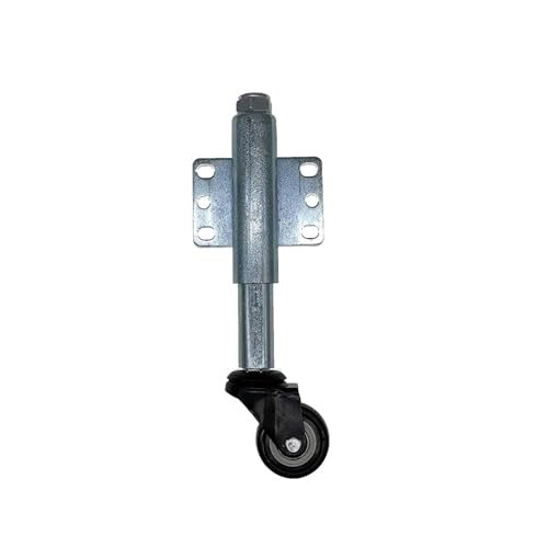 Roue d'amortissement pour portes avec suspension à ressort robuste roulette pivotante meuble