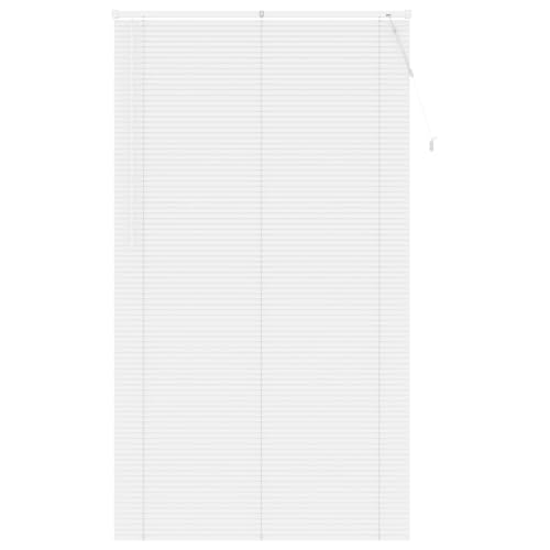 vidaXL Store Vénitien Blanc 213 x 120 cm 25 mm PVC, Solution Moderne de Stores vénitiens, durables pour Bureau à Domicile, Filtration de lumière réglable,...
