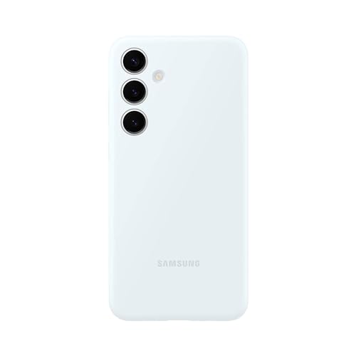 Image of SAMSUNG Galaxy S24+ Plus Silicone Phone Case, Protective Cover with Color Variety, Smooth Grip, Soft and Sleek Design, Snug Fit, US Version, EF-PS926TWEGUS, White