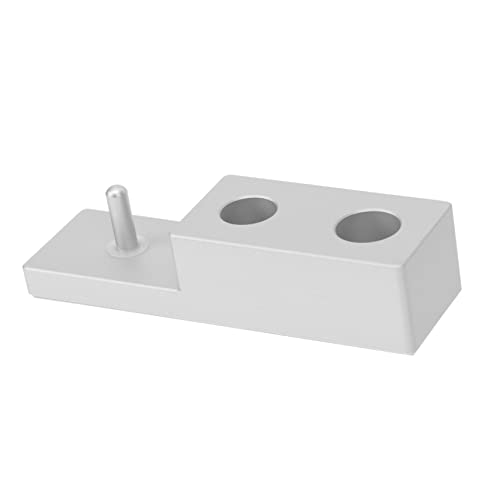 Didiseaon Alloy Razor Holder Creative Razor Stand for Home Silver 1pc Sturdy Shaving Rack Non-slip Base