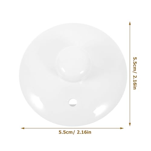 Couvercle de théière chinoise cassé ? Solution céramique blanche universelle - 3