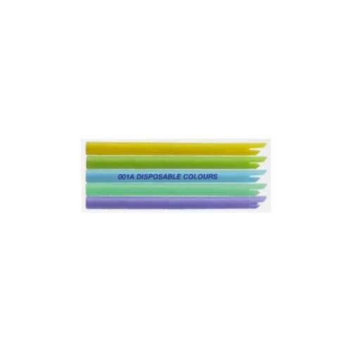 Premium Plus ONE001A-B Vented Slotted Oral Evacuation Tips Assorted Colors 1000/Pk