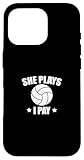 She Plays I Pay Funny Volleyball Dad Gift