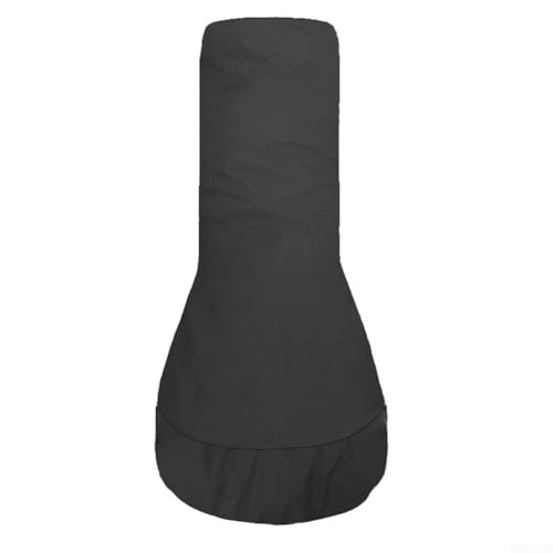 Image of Waterproof Chiminea Cover Designed to Shield Against Harsh Weather Elements Year Round (black)