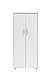Möbelpartner Milo Aktenschrank, weiß, ca. 65,1 x 34,5 x 146,9