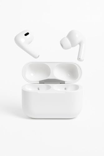 Image of TWS Wireless Earbuds with LED Display, 13mm Bass Driver, Touch Controls - Transparent Hi-Fi Sound, Bluetooth 5.1 (White n)
