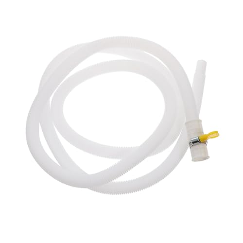 LOLIPPYY Manguera de Drenaje para Aire Acondicionado Resistente Rayos Uv con Abrazadera Tubo Flexible Exterior Duradero para Exterior
