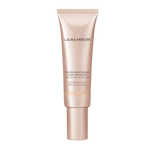 Laura Mercier Tinted Moisturiser Light Revealer - Natürlicher Haut-Illuminator mit LSF 25: Ganztägige Feuchtigkeit, ultra-transparente Deckkraft, leuchtendes & strahlendes Finish, Hauttönung