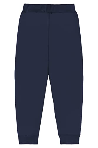 Calça Infantil Moletom, Up Baby, Meninos, Azul Escuro, 2 Anos