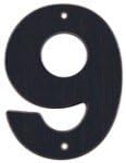 5" Oil Rubbed Bronze House Number # 9 - Home Addressing : 51-9942