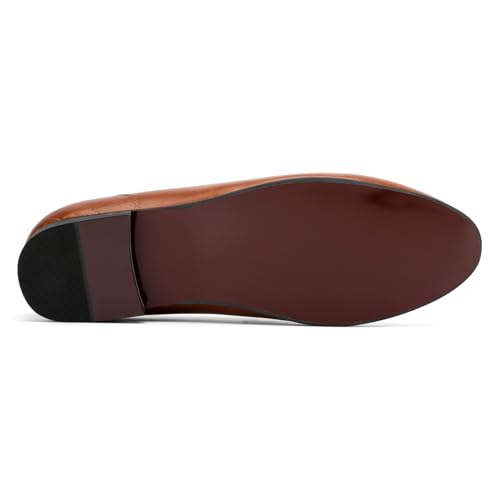 Image of Meijiana Men's Fashion Classic Microfiber PU Leather Loafers and Weeding Dress Shoes for Men