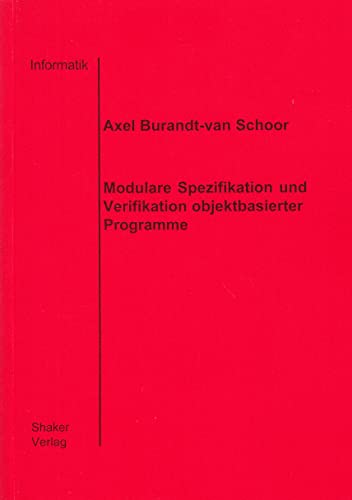Modulare Spezifikation und Verifikation objektbasierter Programme