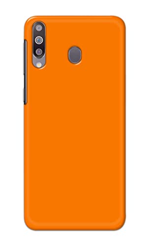 Image of Plain Orange Hard Back Case Cover for Samsung Galaxy M30 / Samsung A40s, SM-M305F / DS Back Cover -(J5) VNS2229