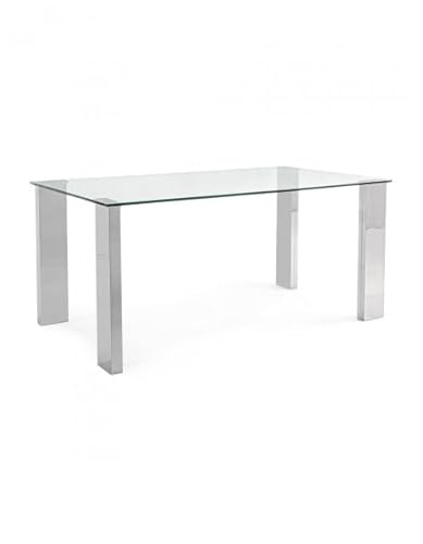 Yellowshop | Tavolo Rettangolare da Pranzo in Vetro temperato 12mm