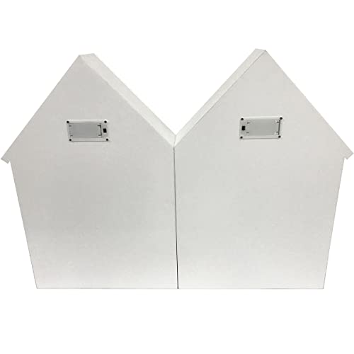 Extra-Large Christmas Wooden Advent Calendar House With Drawers And Led Lights Countdown To Christmas Decoration (White) Size Xxl Pioneer-Effort #TOP2