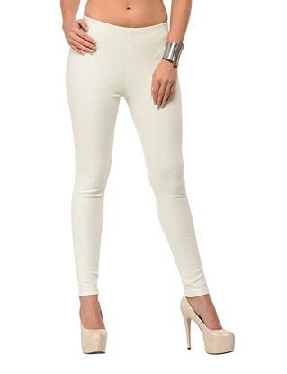 Image of Frenchtrendz Women's Slim Fit Mid Rise Stretchable Cotton Modal Spandex Jegging Pull On