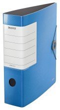 Qualit Solid - Raccoglitore ad anelli con meccanismo a T, formato A4, dorso largo, colore: azzurro