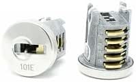 (Polished Nickel) File Cabinet, Desk or Cubicle Replacement Lock Core ...