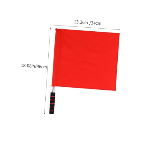 Drapeaux de course arbitre HEMOTON en acier pour fluidifier la signalisation des coureurs - 6