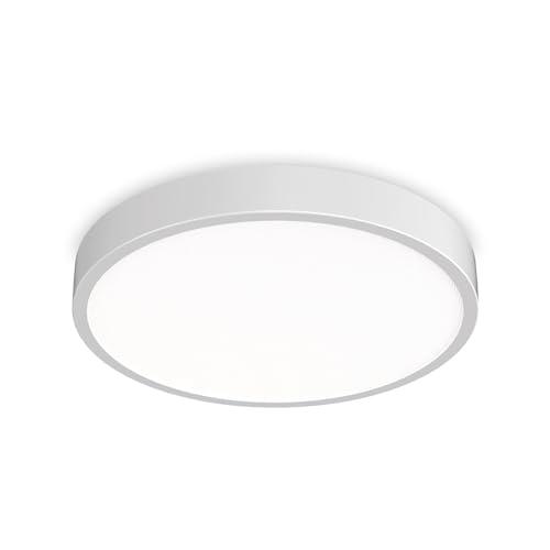 Plafón LED Ray metal blanco Ideal Lux 44W plafonnier étanche moderne 3000K