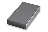 DIGITUS Obudowa dysku twardego – USB 3.2 Gen1 – 5 Gbit/s – do 3,5 i 2,5 cala SATA HDD i SSD – do dysków twardych do 16 TB – obudowa aluminiowa – szara