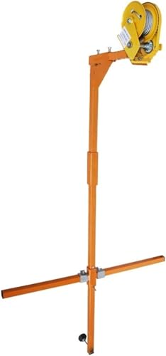 LMMIAOZ Air Conditioner Installation Lifting Tool Kit,Heavy-Duty Air Conditioner Installation Tool Set - 150kg Capacity Lifting Bracket & Hand Winch for Outdoor Unit Lift Crane,