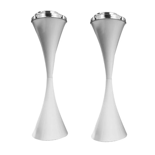 Cendriers coupe-vent en acier inoxydable pour cigarettes et cigares avec couvercle