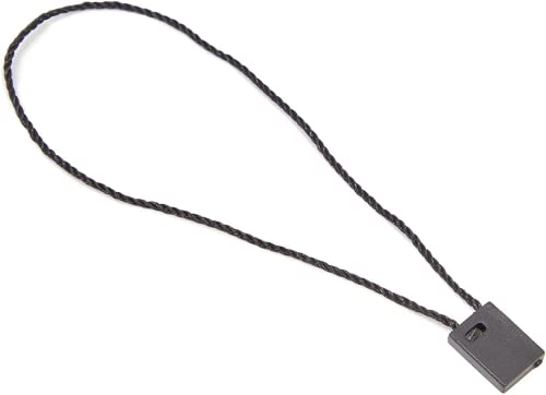 Image of Little Blooms Nylon Square Hang Tag String for Garments [Pack of 1000 pcs] (Black)