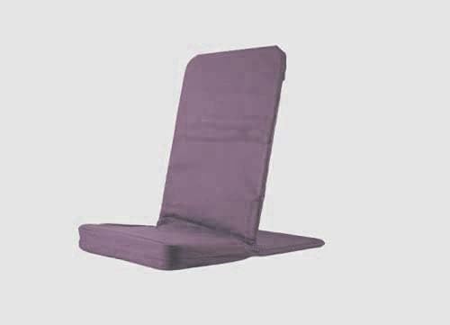 Original BackJack-Made in The USA- Purple Cotton Fabric Lightweight Floor Seating Chair for Gaming, Families, Parents, Daycare, Back Support, Reading, Yoga, Meditation, Dorm, School