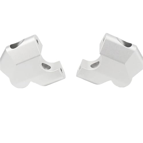 Elevadores de manillar plateados para motocicleta Desert X 22-23