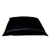 ADAMA Satin Pillowcase with Zipper Closure, Silky 100% Blended Satin Fabric Protects Hair While Sleeping, Reduces Tangling and Breakage, Helps Prevent Skin Wrinkles and Creases, Black, Standard
