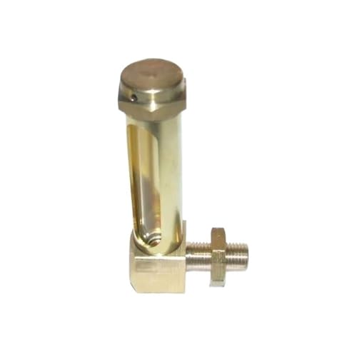 Jauge de niveau de liquide en laiton durable de forme en L