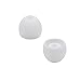 ALXCD Ear Tips for LG Tone Platinum HBS 1100 Earphone, XS/S/M/L 4 Sizes 8 Pairs Soft Silicone Replacement Earbud Tip, Fit for LG HBS1100 HBS-1100 LG Tone Platinum HBS 1100 [8 Pair] (White)