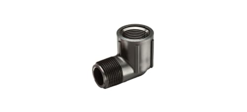 Rain Bird 7802283 0.75 in. MPT x 0.75 in. FPT Dia. x 1.39 in. Swing Pipe Elbow, Black