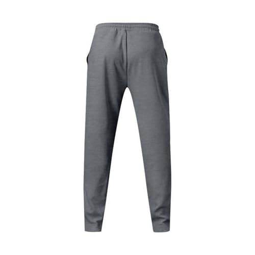 Mens Jogging Pants Mid Waist Relaxed Straight Leg Casual Trousers Vintage Slacks Drawstring Sweatpants Business Pant3