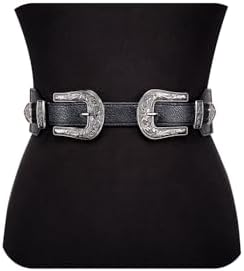 Dubulle Womens Belt Chain Leather Belts Vintage Western Adjustabl...