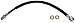 Dorman H622326 Rear Driver Side Brake Hydraulic Hose for Select Chevrolet/GMC Models