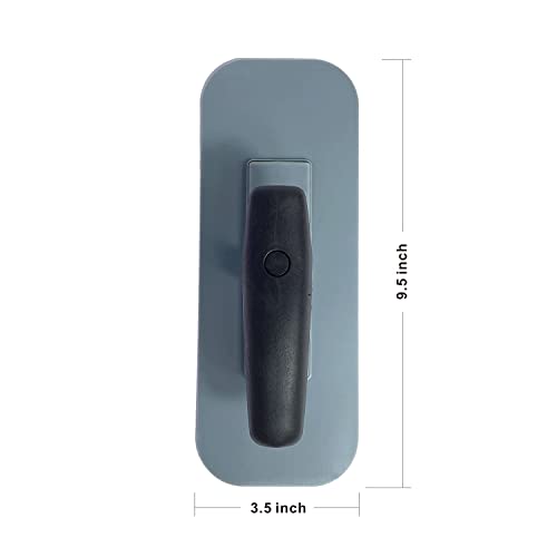 Hanroy Plastic Trowel With Black Comfortable Grip Handle, Includes 3.5" X 9.5'' Finishing Trowels, Lightweight Mounting, Round End, Suitable For Scrape,Plastering And Paint Walls #TOP3