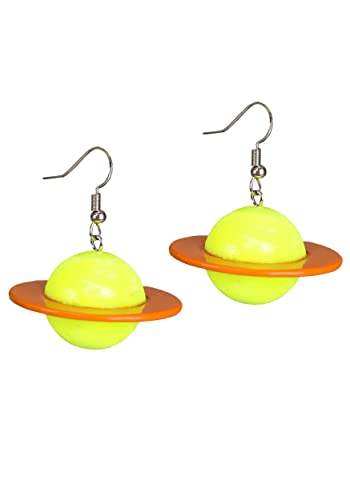 Magic School Bus Ms. Frizzle Earrings for Women - Drop Dangle Science Planet Ceramic Earrings for Teachers
