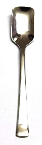 Blue Hut Stainless Steel Ice Cream Spoon Set, Set of 6, Silver (14 X 3 CM)
