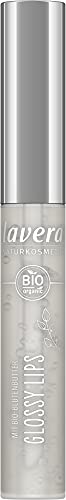 lavera Glossy Lips - Shiny Glass 01 - Effet brillant - Cosmétique naturel - Sans gluten - Sans silicone - Sans huile minérale - Beurre de fleur bio et huile de jojoba bio - 5,5 ml