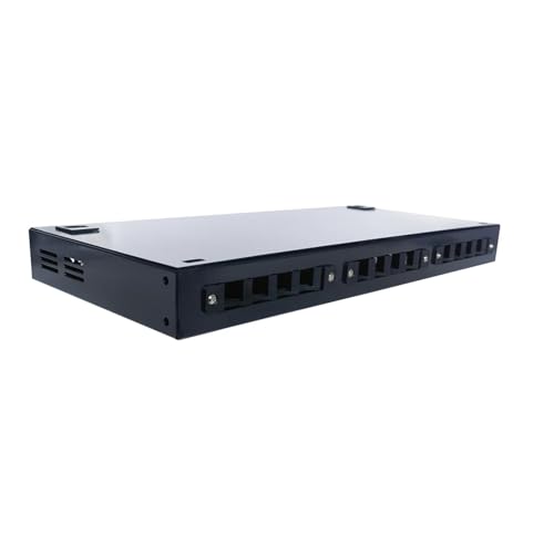 Boîtier terminal fibre optique 12 ports en acier robuste durable