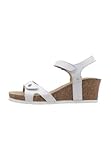 Panama Jack Julia Basics B17 Wedge Sandales pour femme, Blanco B17, 42 EU