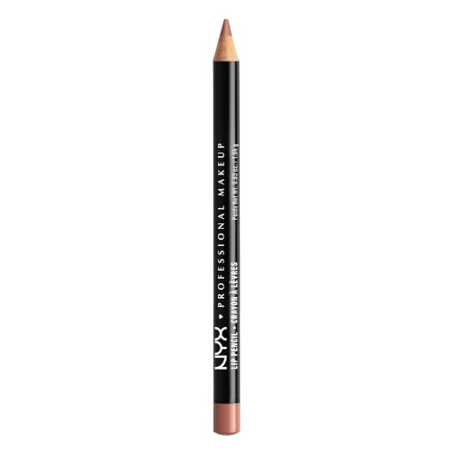 NYX Professional Makeup Lip Liner Slim Lip Pencil Buttery Long-wear formula Resists Bleeding Matte Finish Cruelty Free Easy Application Shade Peekaboo Neutral 1g